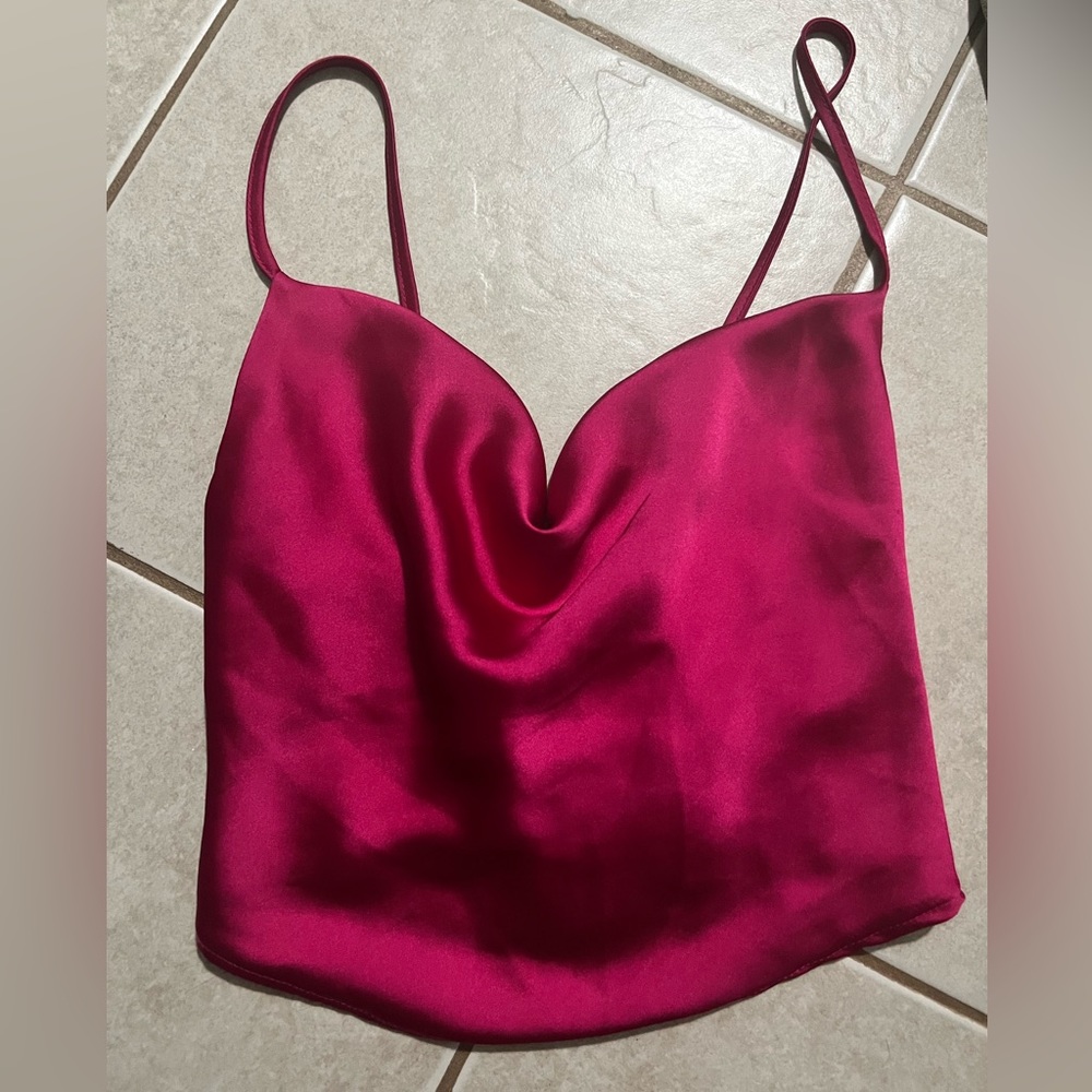 Pretty hot pink top